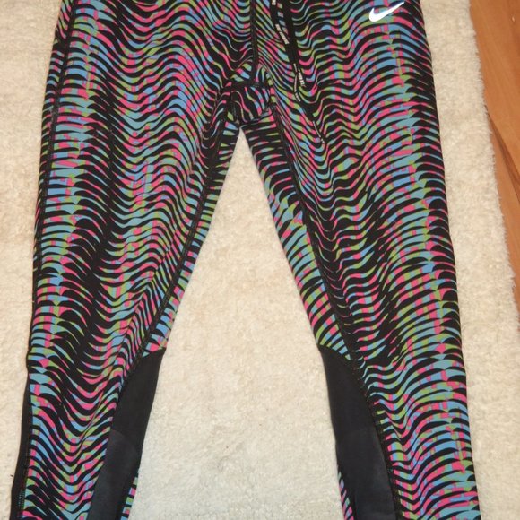 Nike Pants - Nike Dri-Fit Running Capris with Mesh